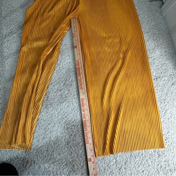 NWT Island Crew Hawaii Womens Mustard Yellow Wide-Leg Pants XL - Picture 6 of 12